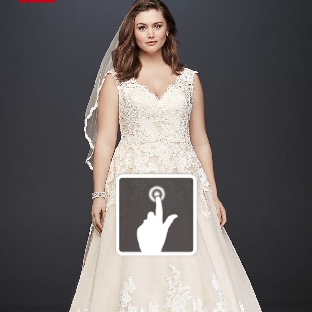 Wedding Dress Size 22 W David's Bridal
